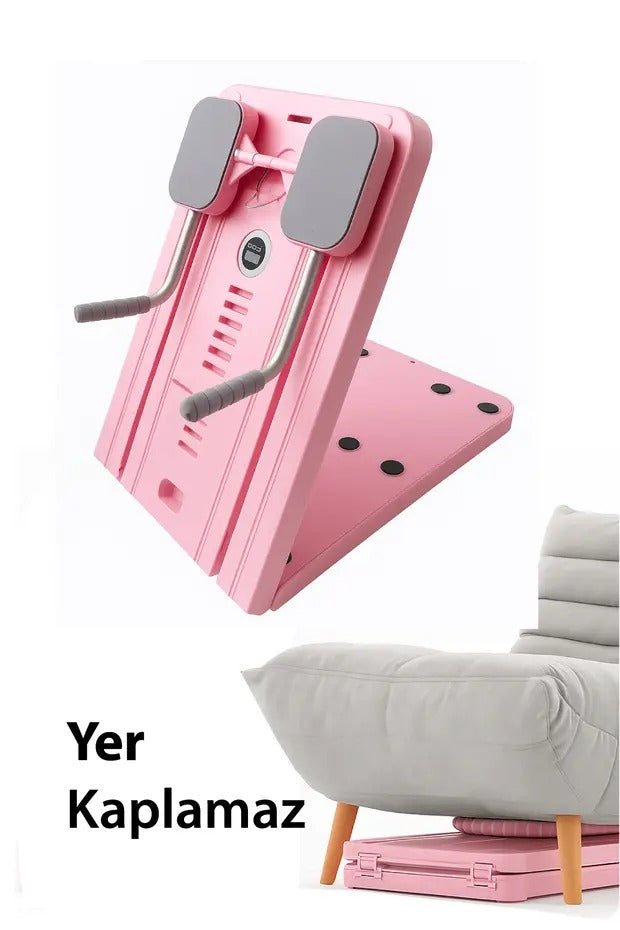 Pilates Aleti – Zamanlayıcılı, Direnç Bantlı Çok Amaçlı Egzersiz Tahtası